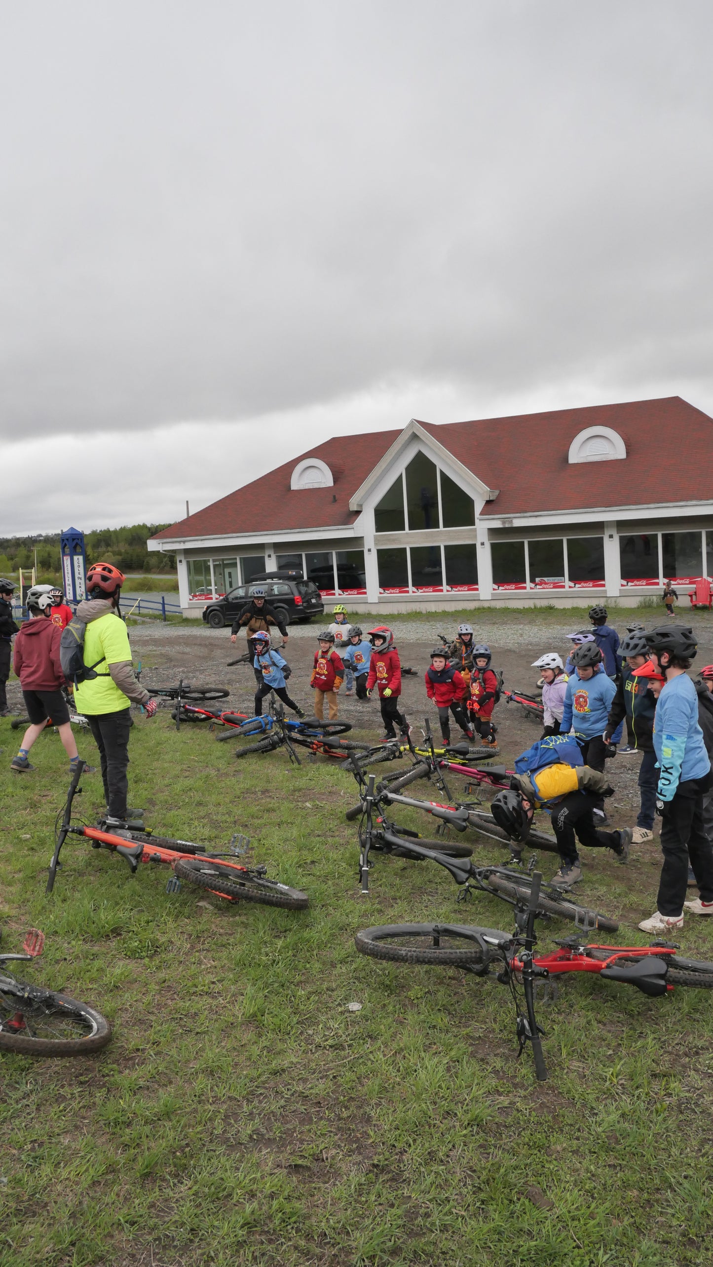 Camp de vélo de montagne