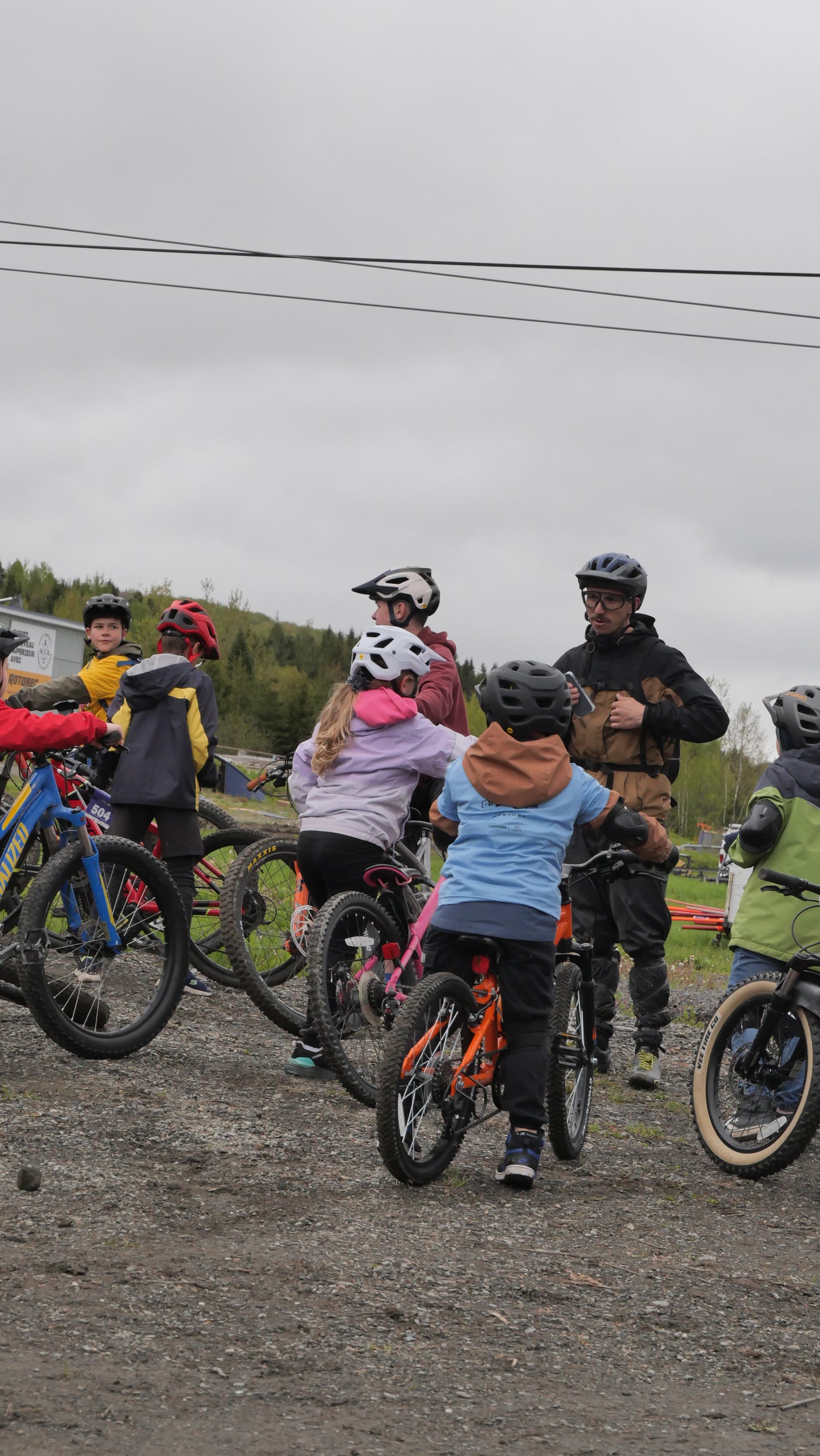 Camp de vélo de montagne