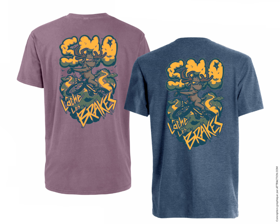 T-shirt Adulte ¨Lâche les brakes¨